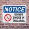 Signmission Do Not Smoke In This Area OSHA Notice Sign, Plastic, 14in W x 10in L, 2PK OS-2PACK-NS-P-1014-L-15482 - alternate 3